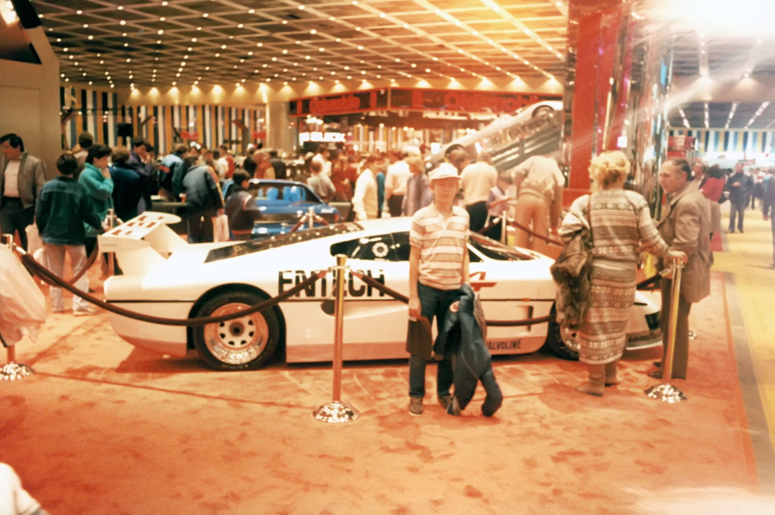 Another pic of a 12 year old me standing in front of the Entech Pontiac race car