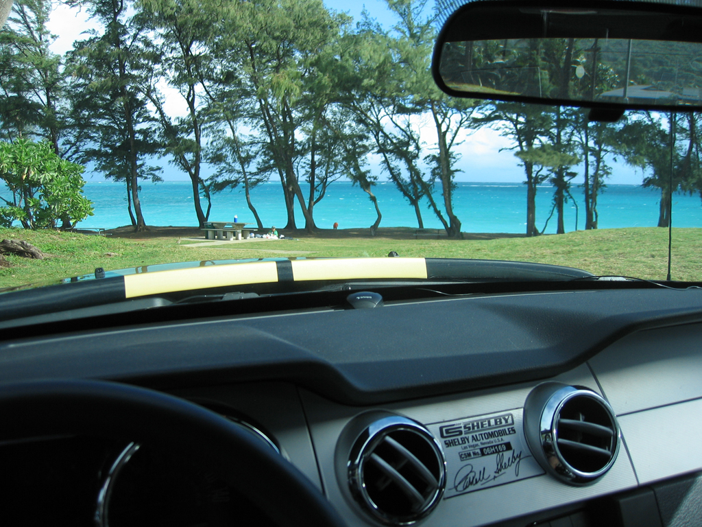 windshield view