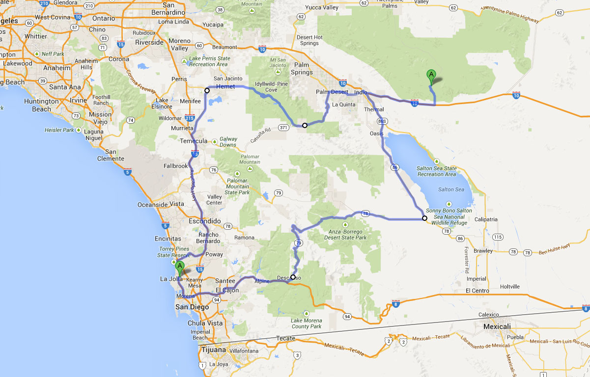san diego to joshua tree