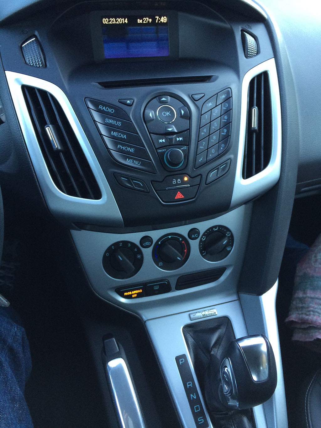 center console design