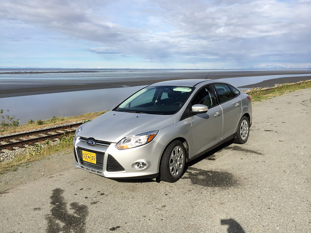driving the seward highway in alaska