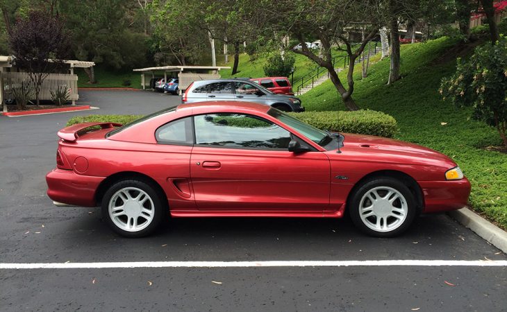 1996 Ford Mustang GT side view