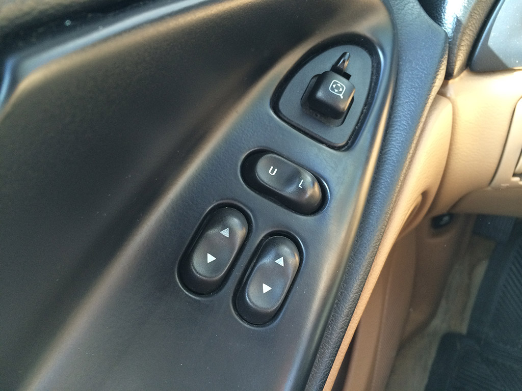 power windows and door lock controls