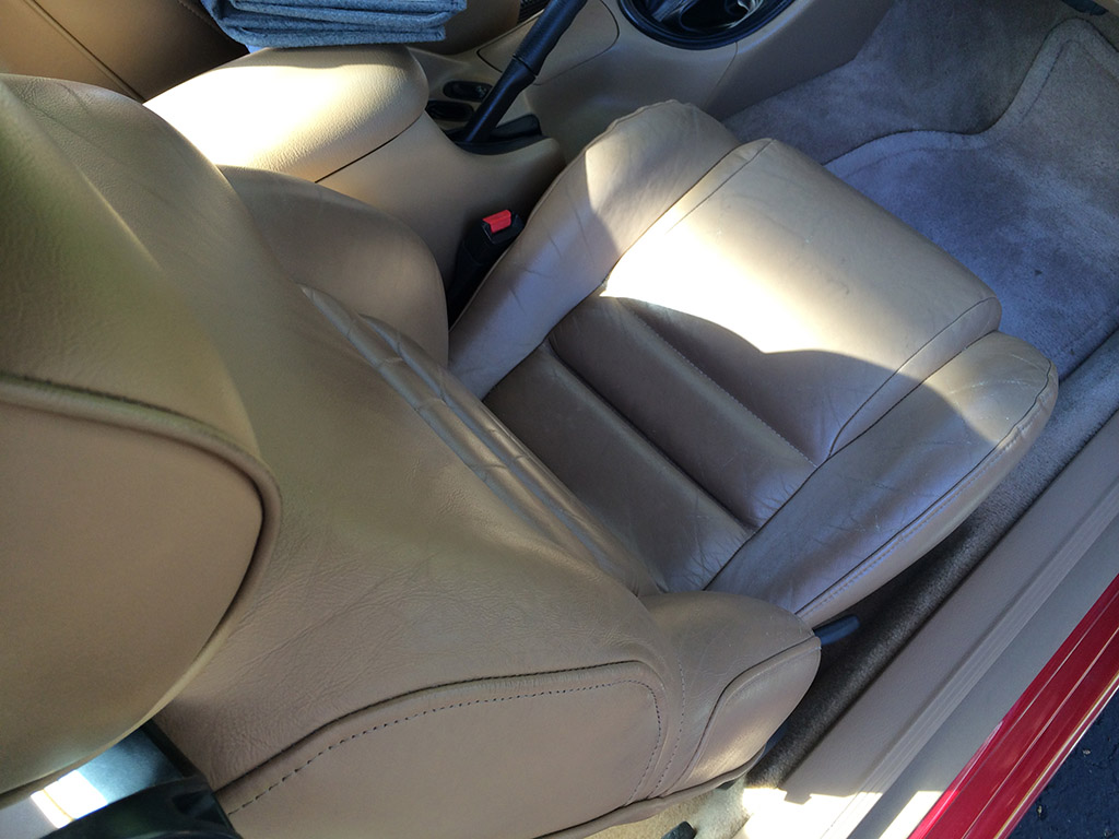 front leather seats