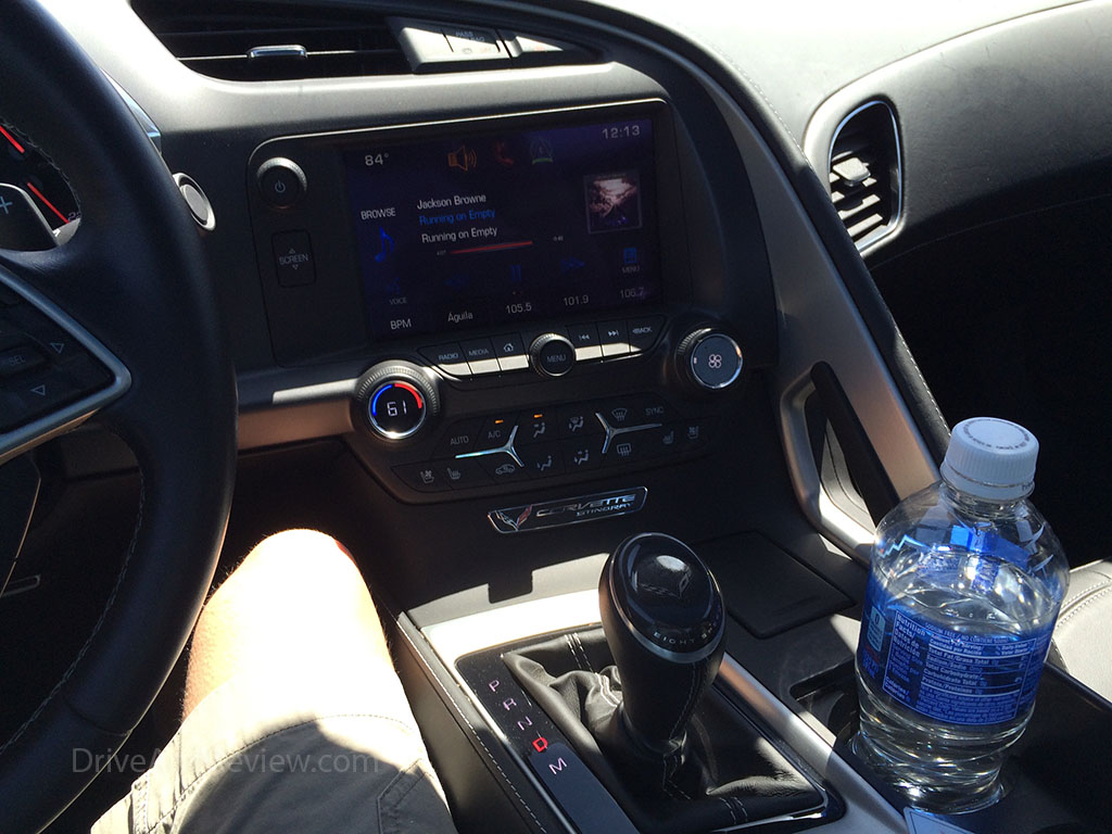 listening to the stereo in the C7 corvette