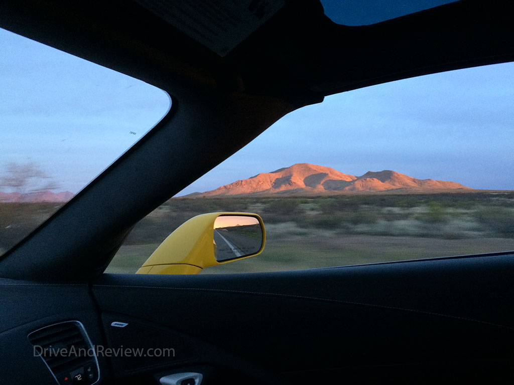 New Mexico landscape at sunset