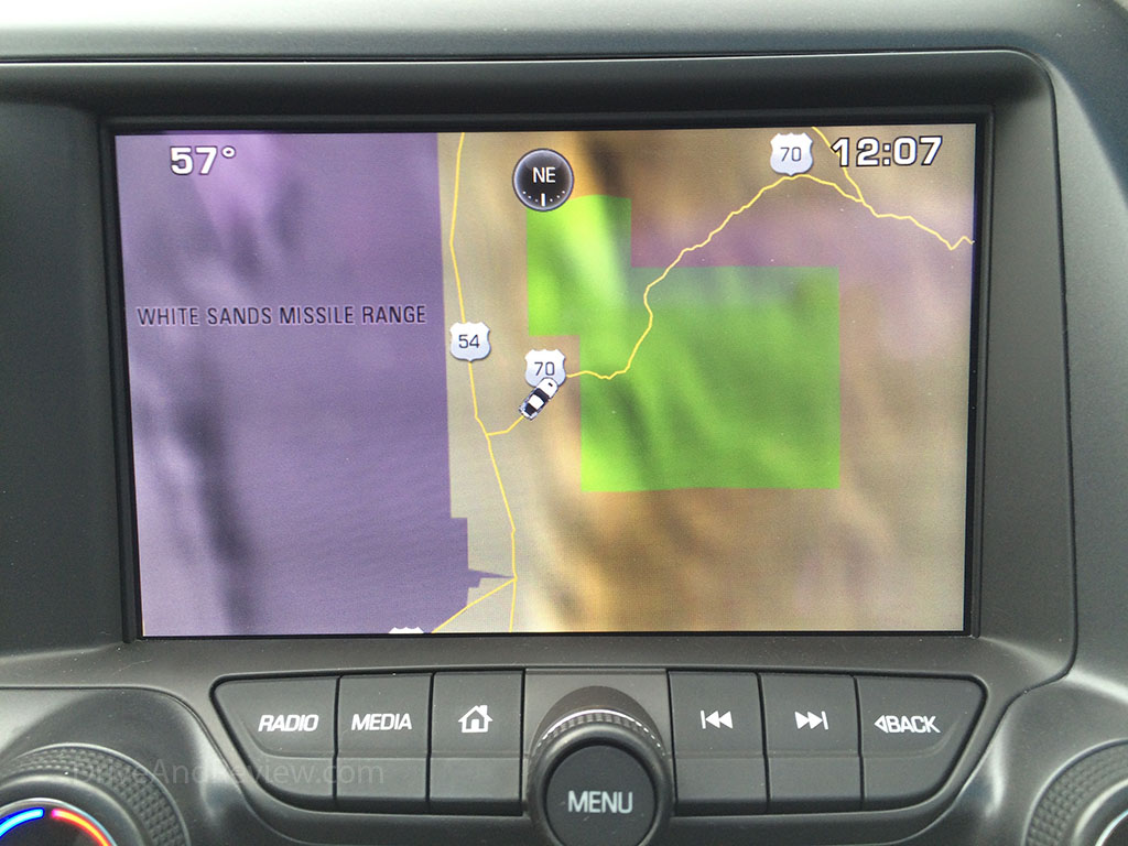 Corvette navigation system