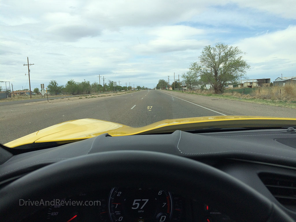 driving into clovis new mexico along route 70