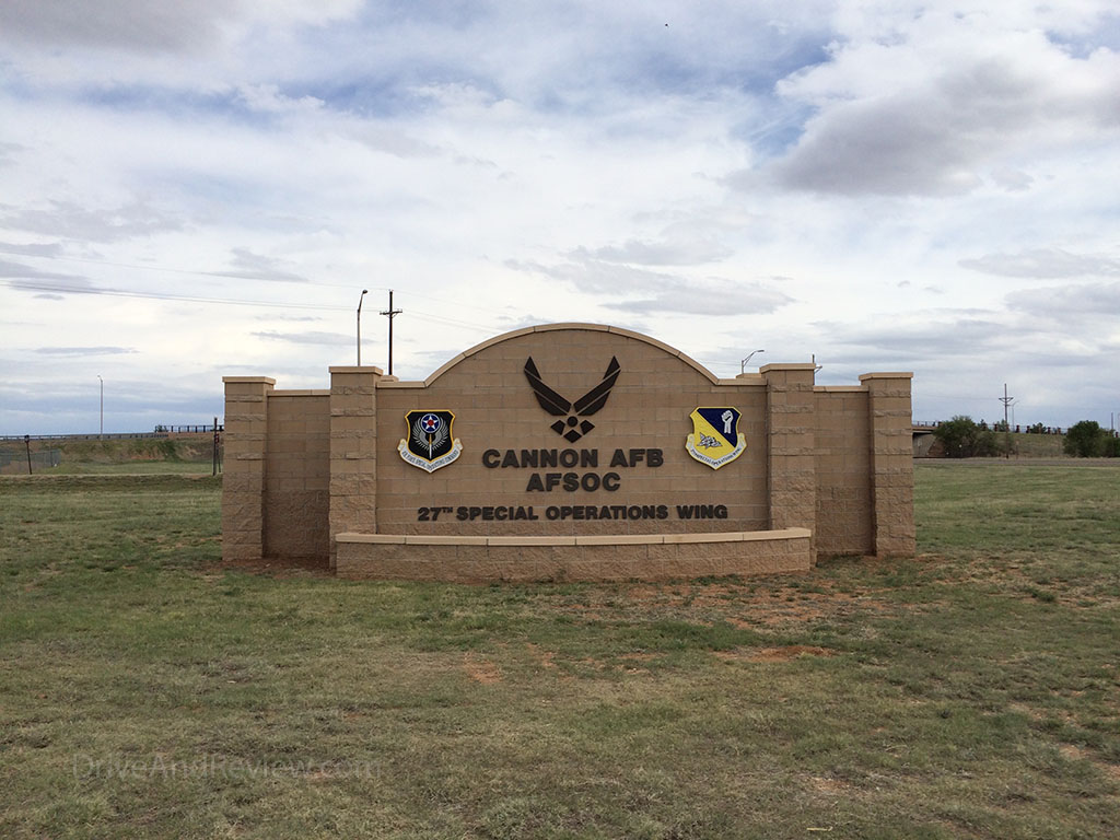 Cannon Air Force Base main gate