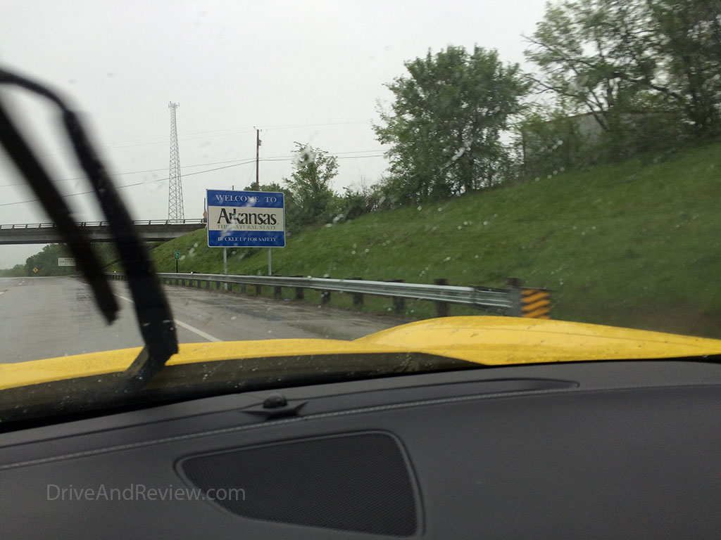 Arkansas state line on I-40 east