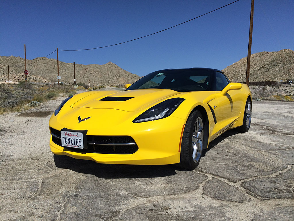 2015 yellow c7 corvette