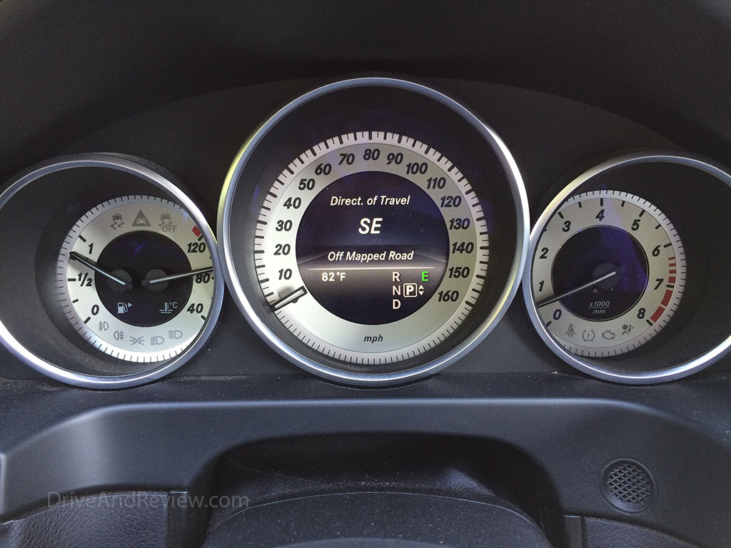 mercedes e350 gauges