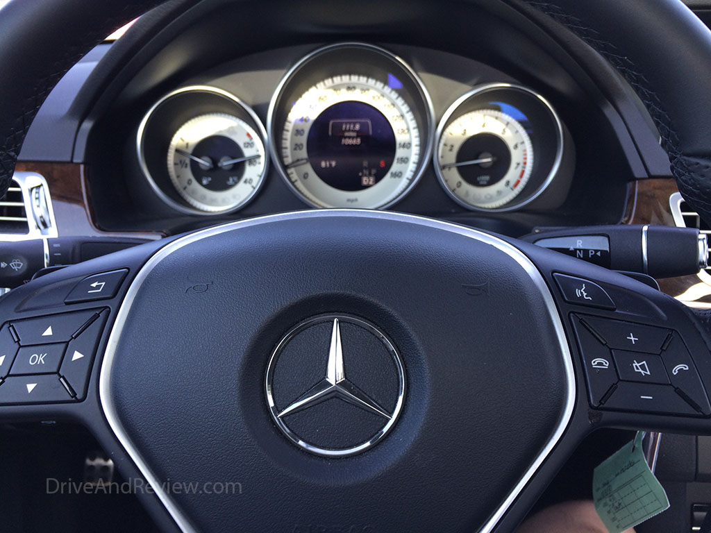 mercedes benz white face gauges e350