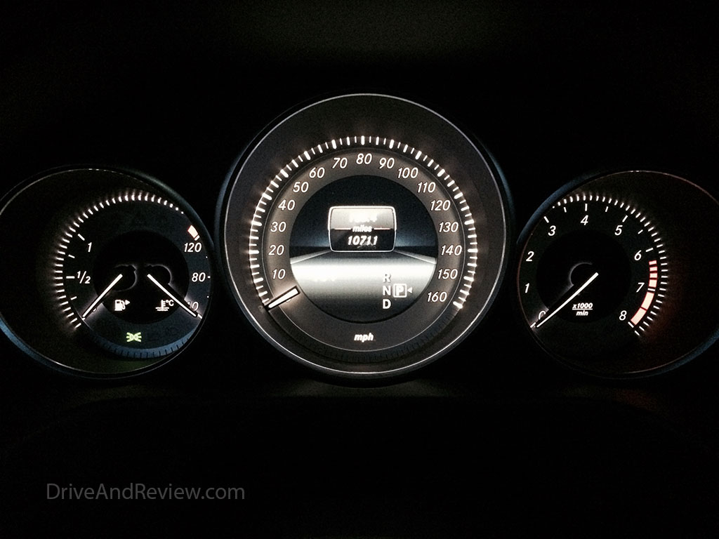 e350 reverse gauges night
