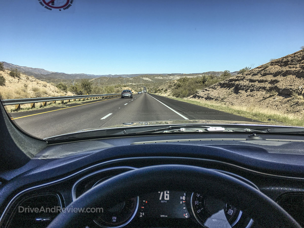 Cruising in the 2018 dodge challenger R/T
