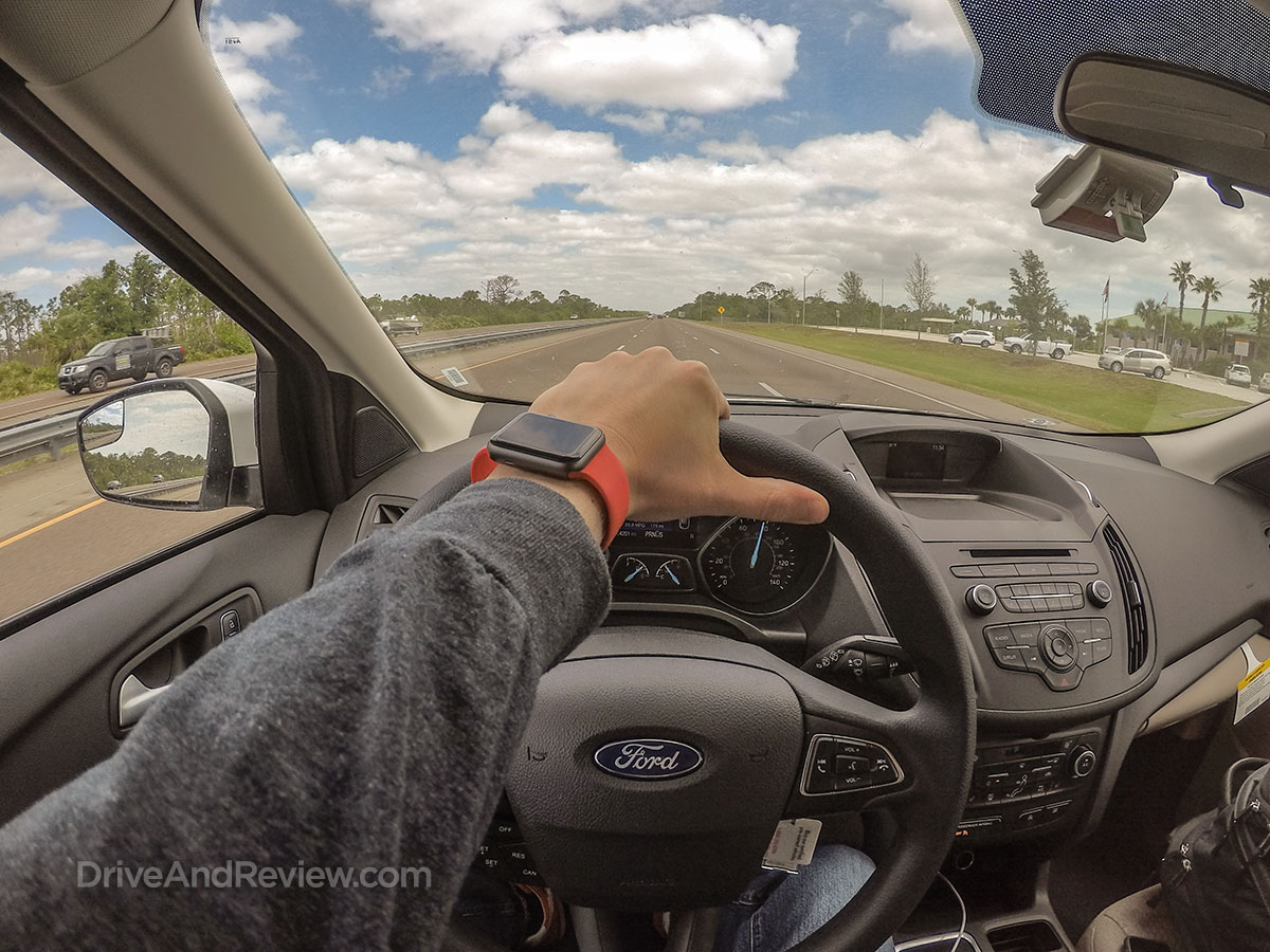 Driving a 2018 ford escape