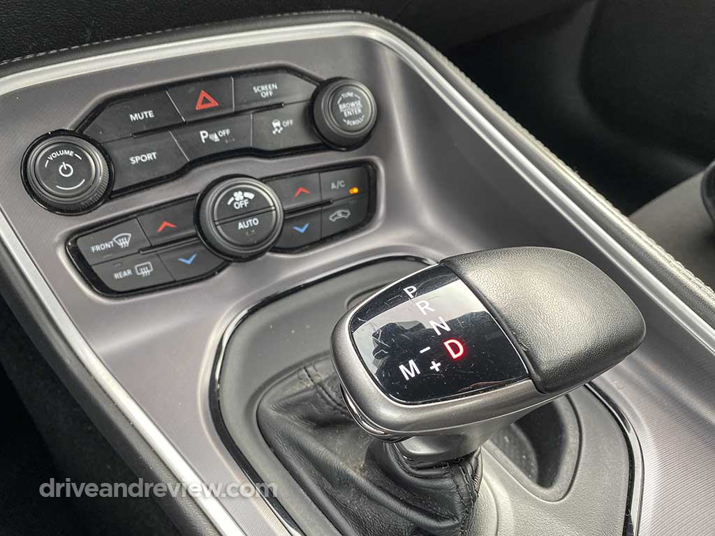 2020 Dodge Challenger shifter buttons and knobs