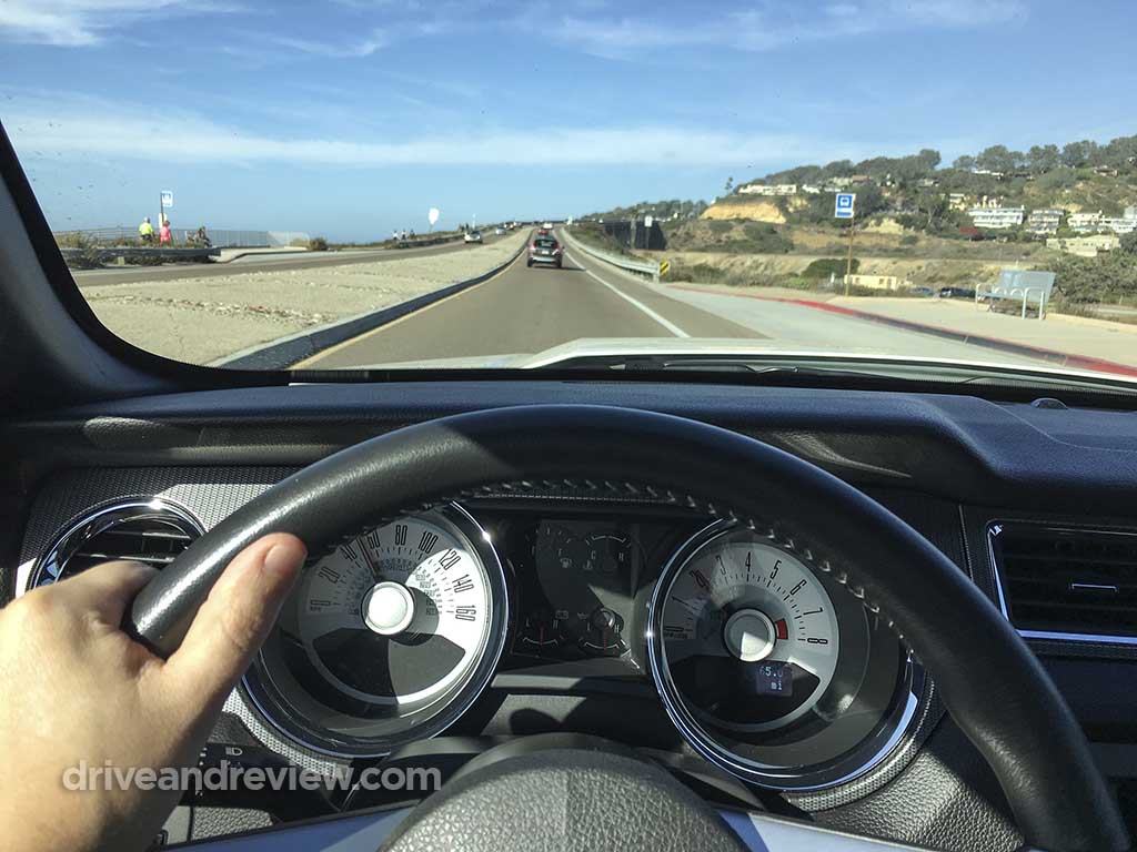 driving a 2012 Mustang GT
