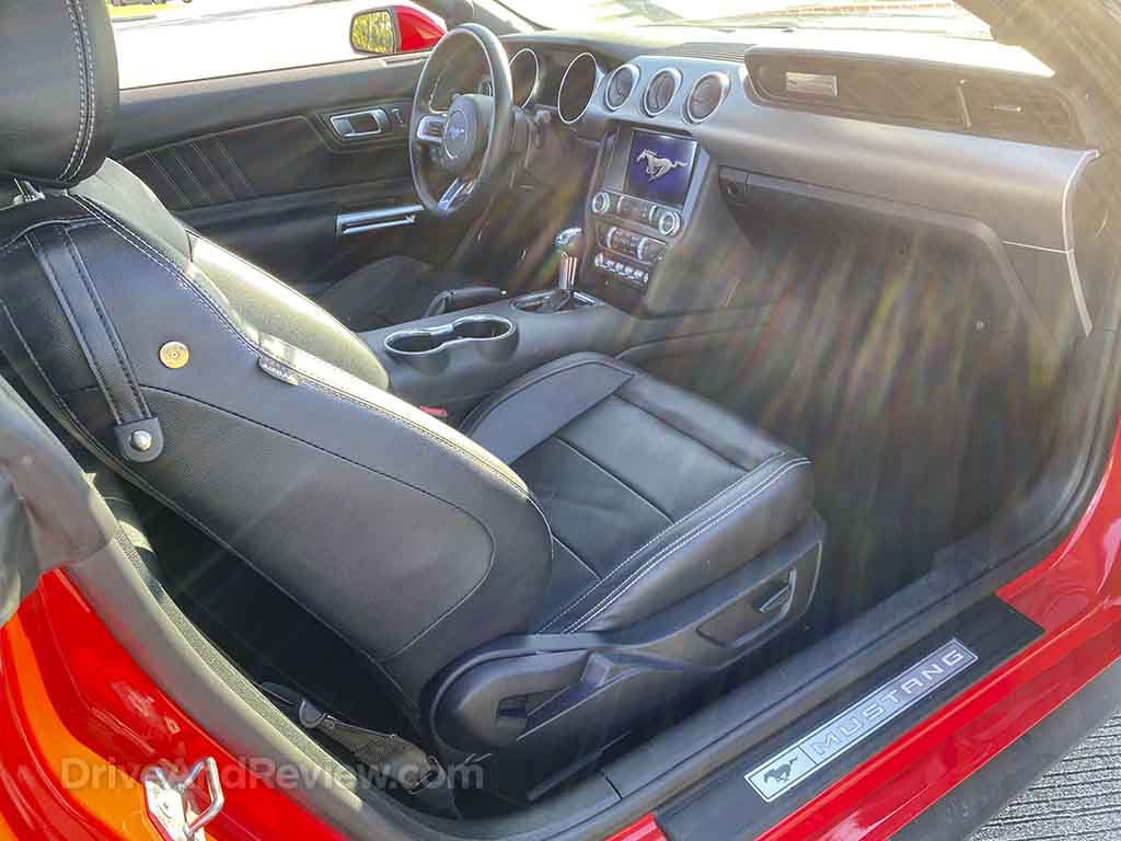 2021 Ecoboost Mustang interior 