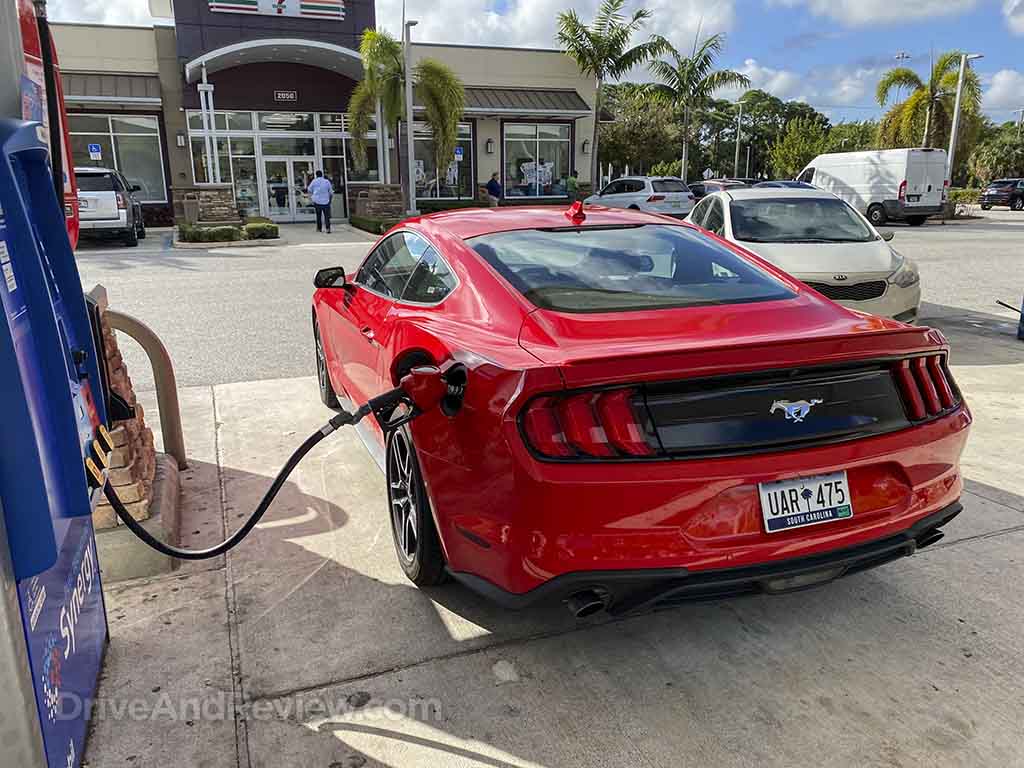 EcoBoost Mustang gas mileage 