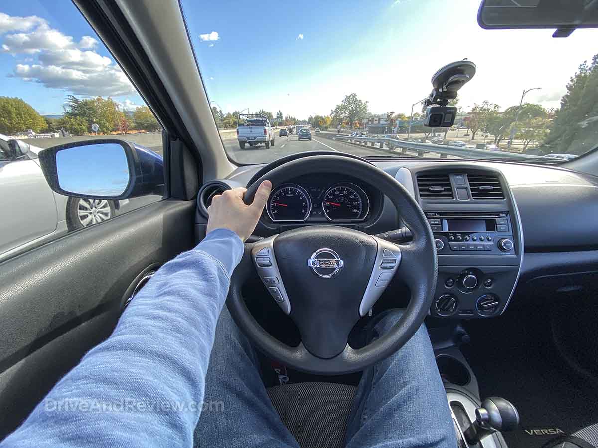 Nissan Versa blind spots