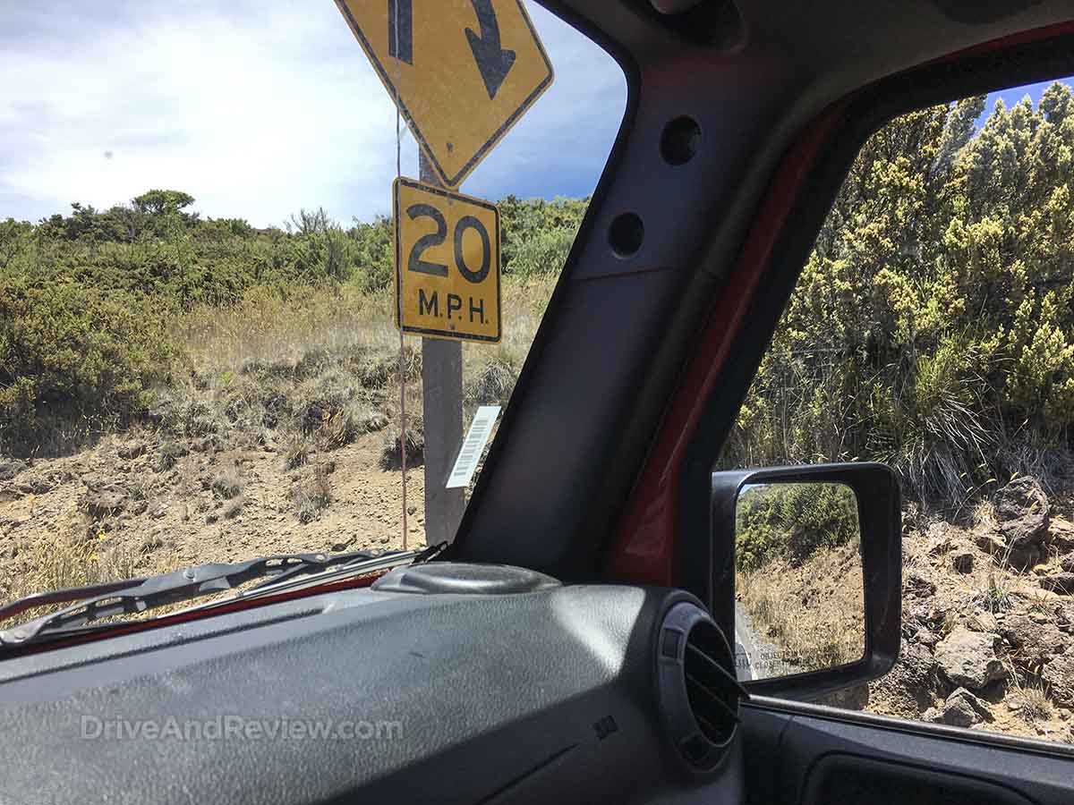 driving to top of maui