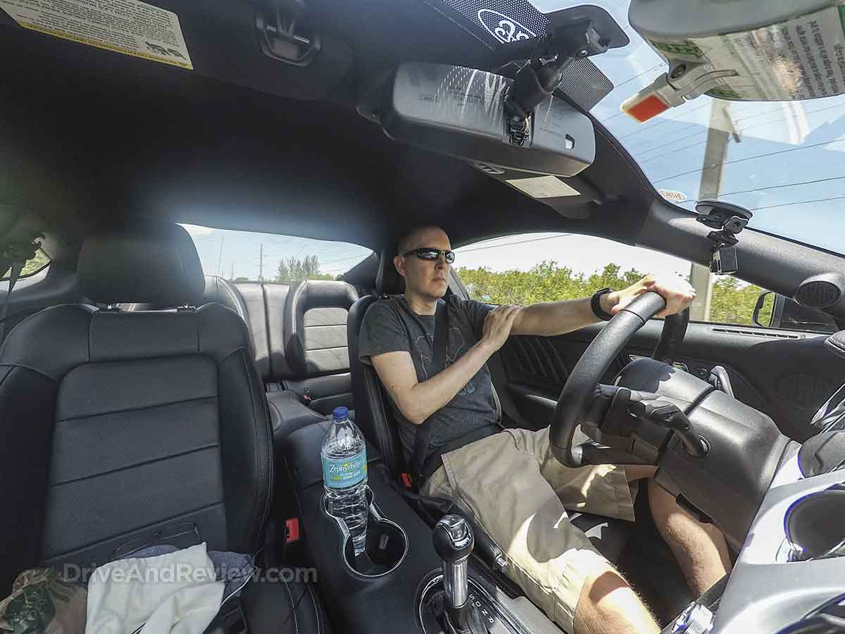 driving a 2017 mustang gt