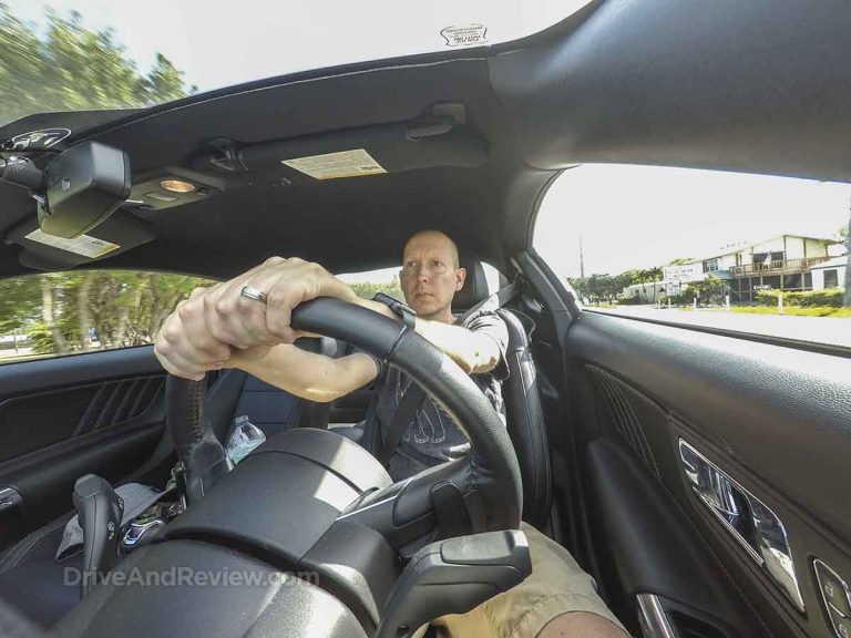 driving mustang gt in Florida keys