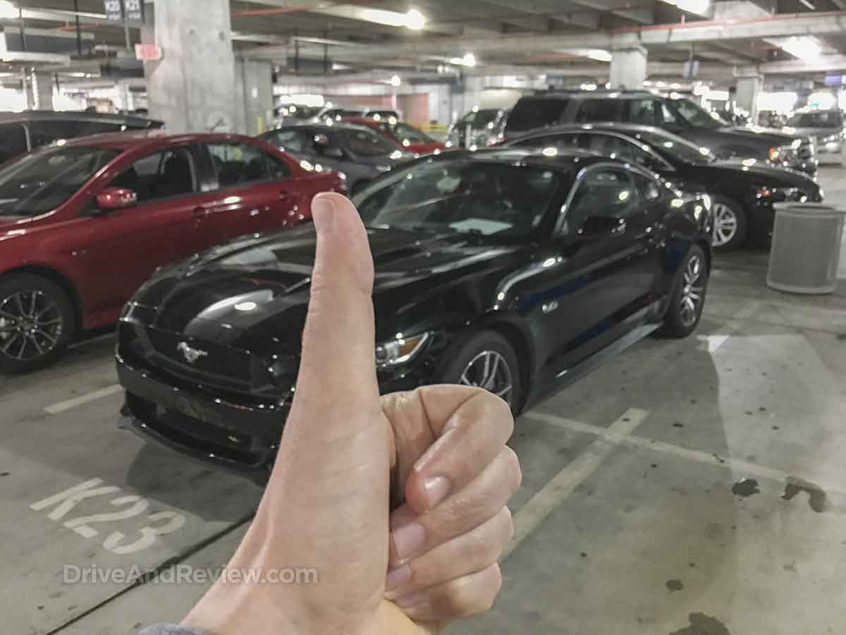 mustang gt rental car MIA airport