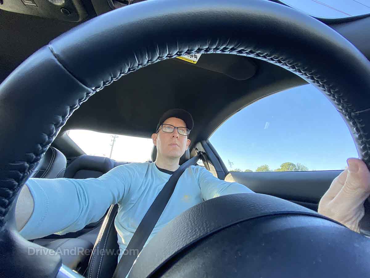 Scott driving a 2021 mustang ecoboost