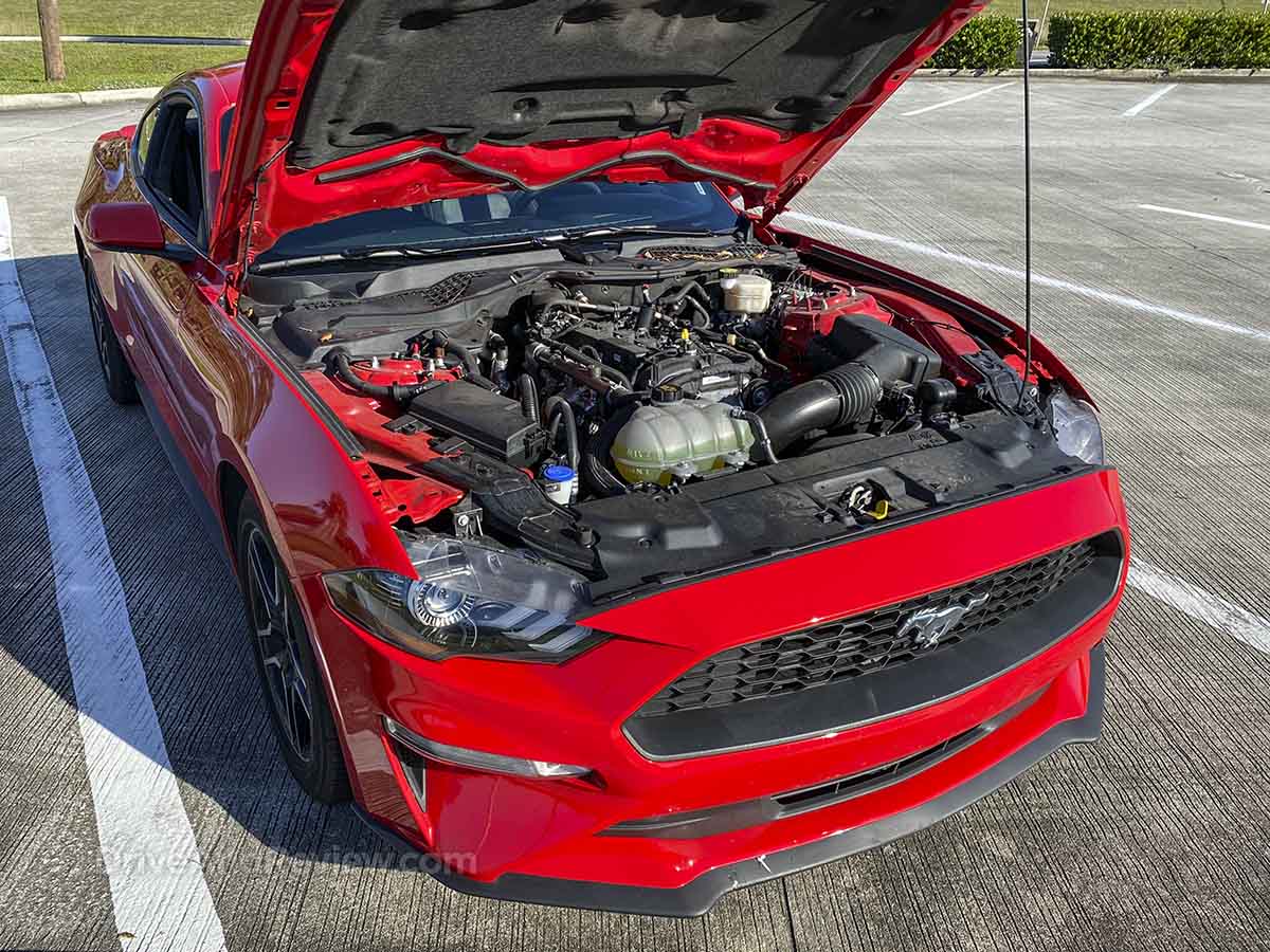 2021 Ford Mustang EcoBoost engine