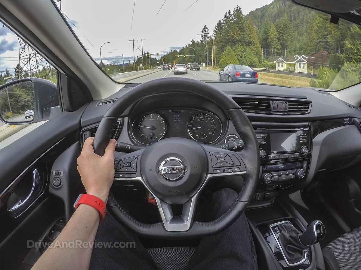 Nissan Rogue driving position
