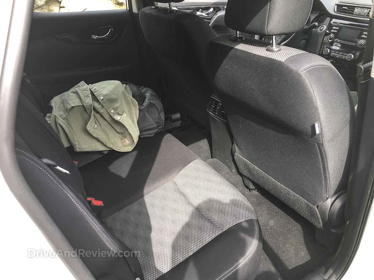 Nissan Rogue back seats