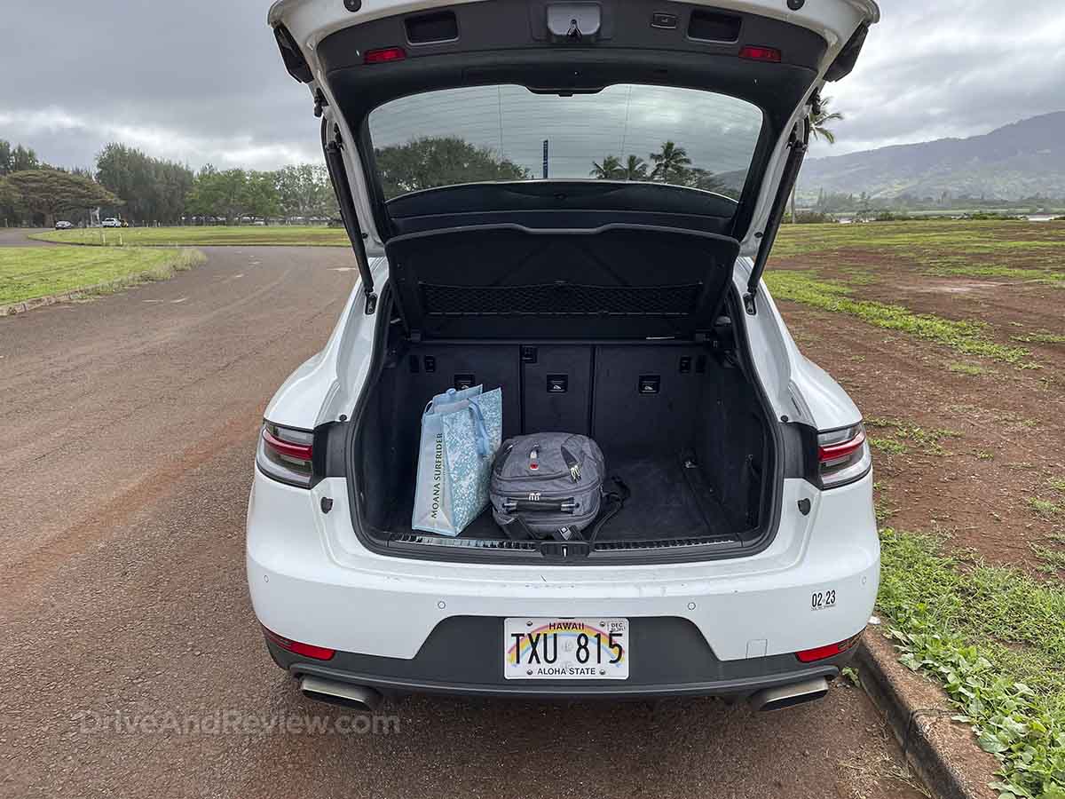 Porsche Macan rear cargo area