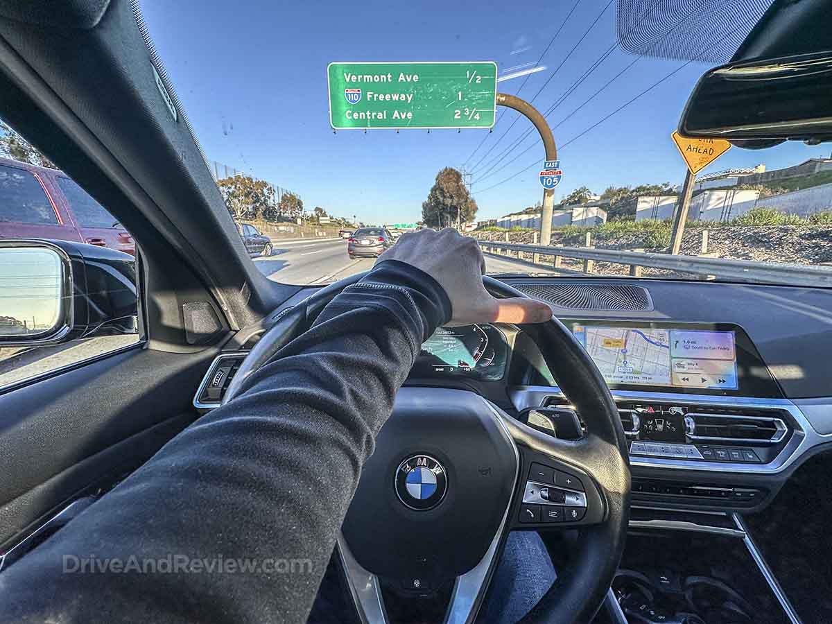 Driving a 2021 BMW 330i POV