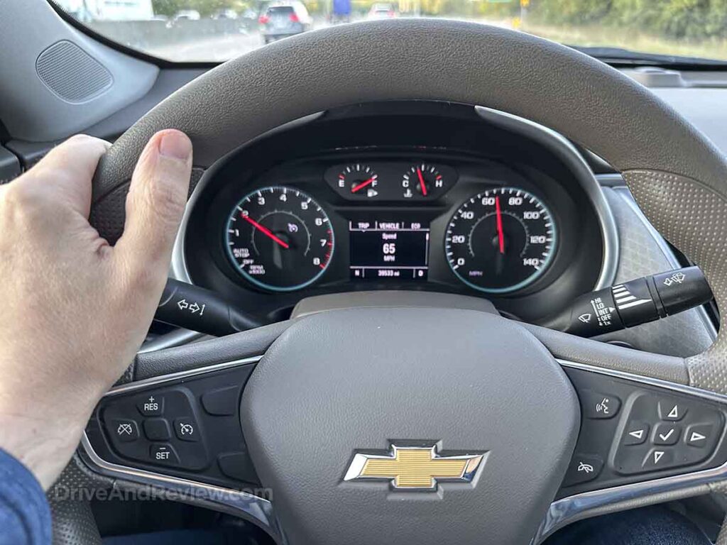 2022 chevrolet malibu gauge cluster