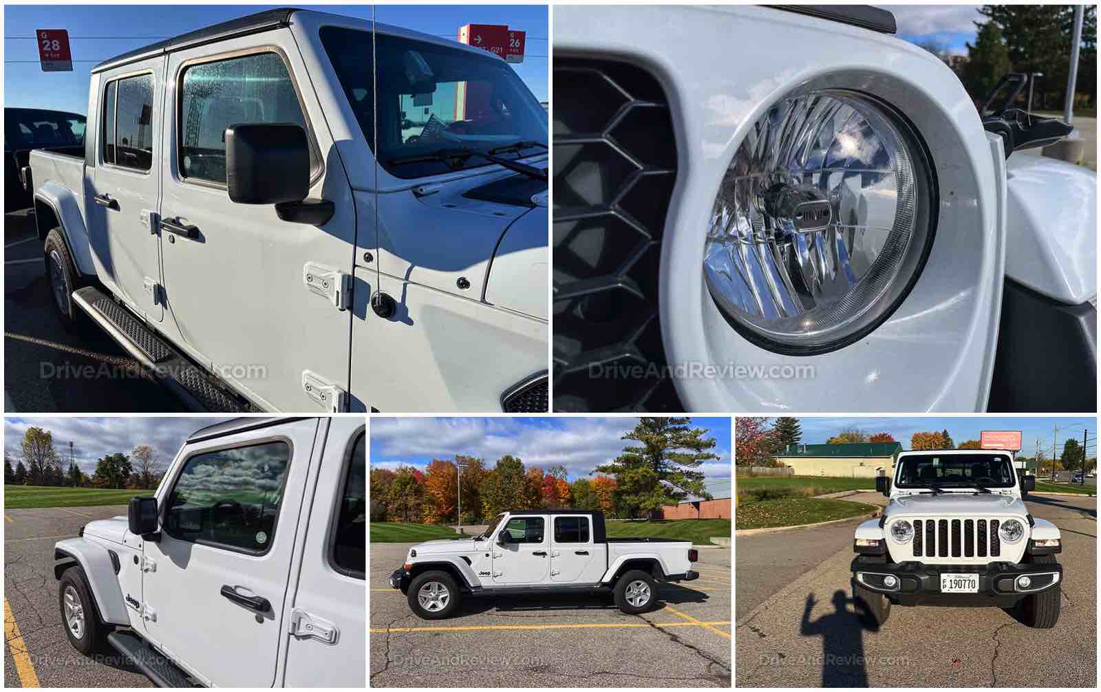 2023 white jeep gladiator pictures