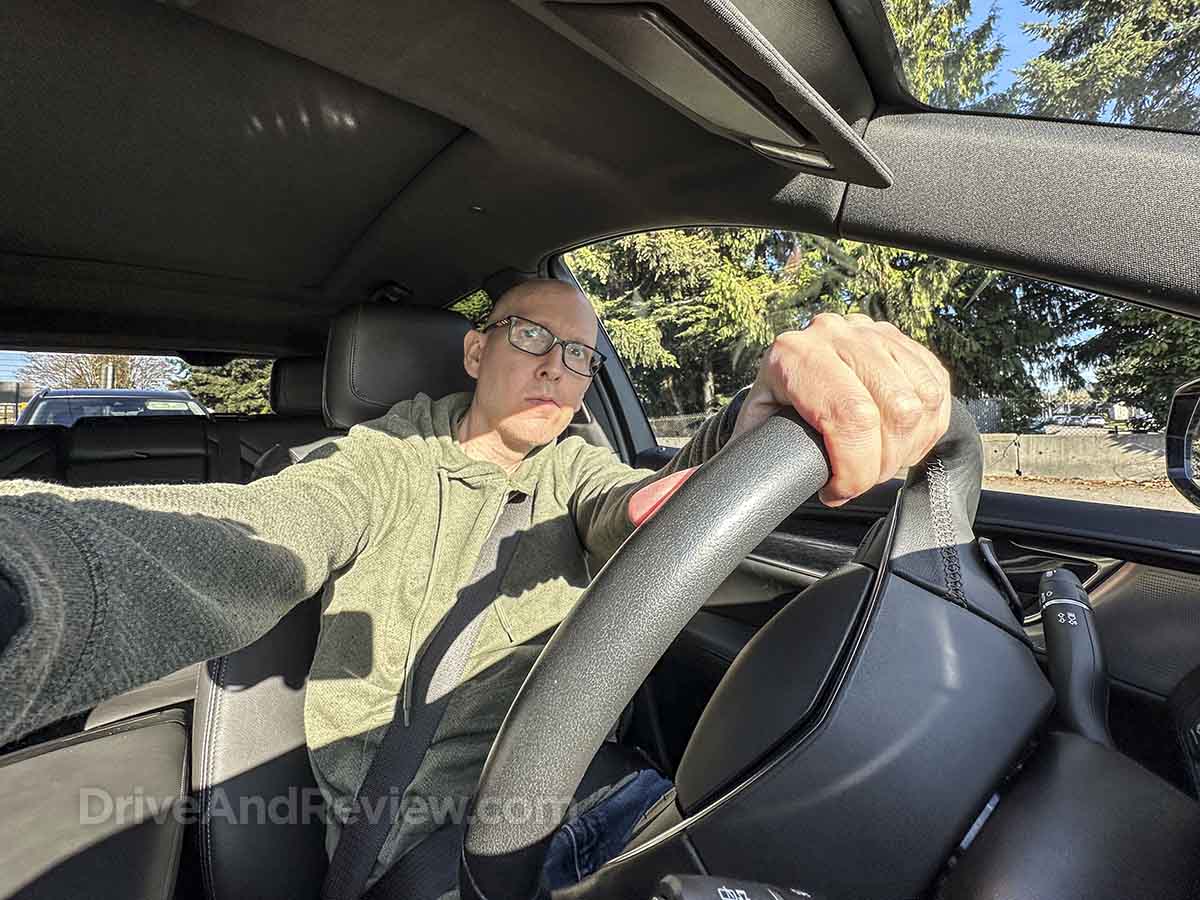 Scott driving a 2023 cadillac XT5
