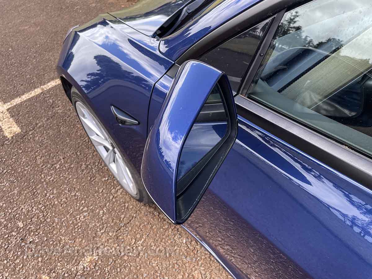 2023 Tesla Model 3 side mirror detail