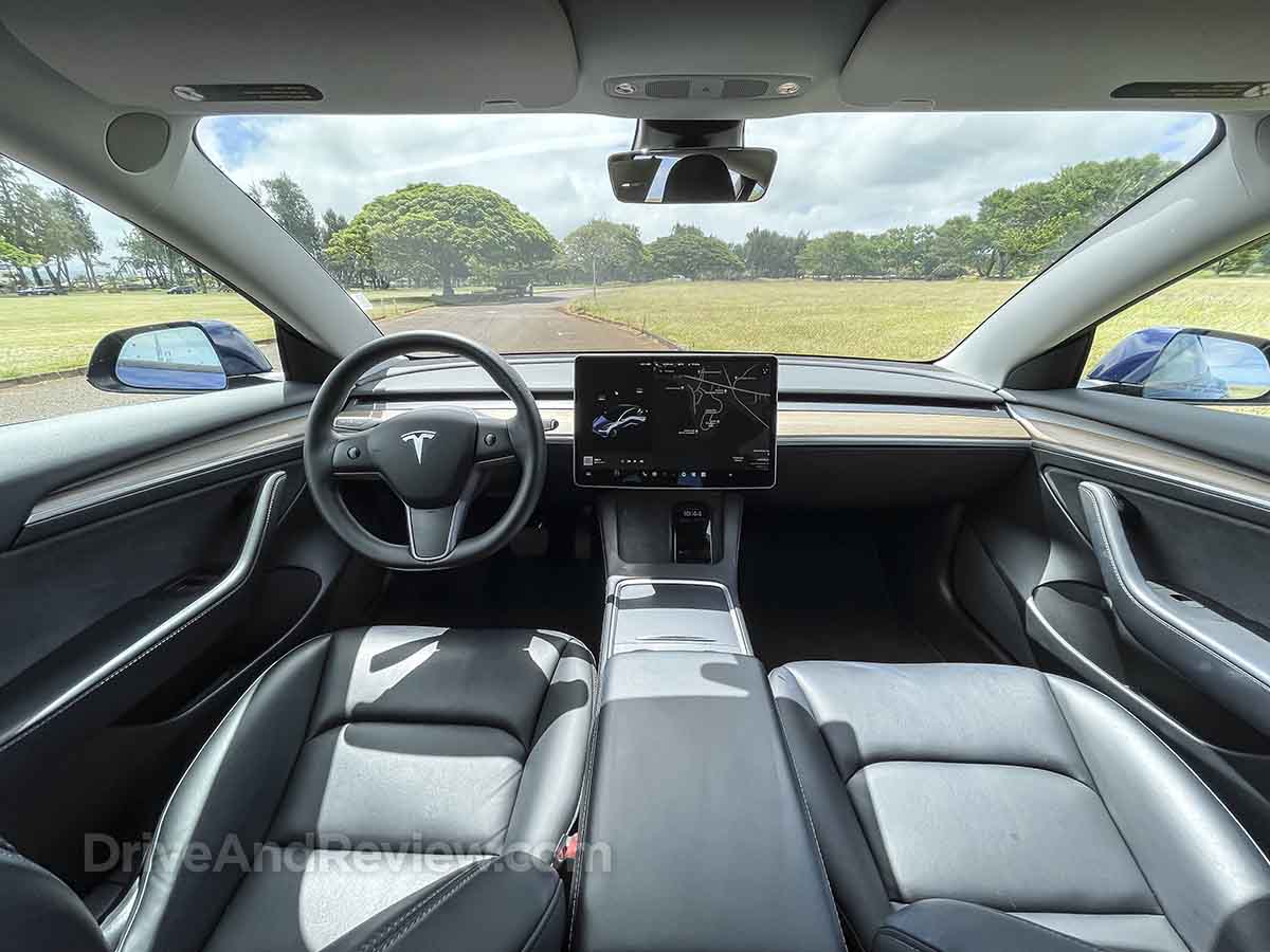 2023 Tesla Model 3 interior
