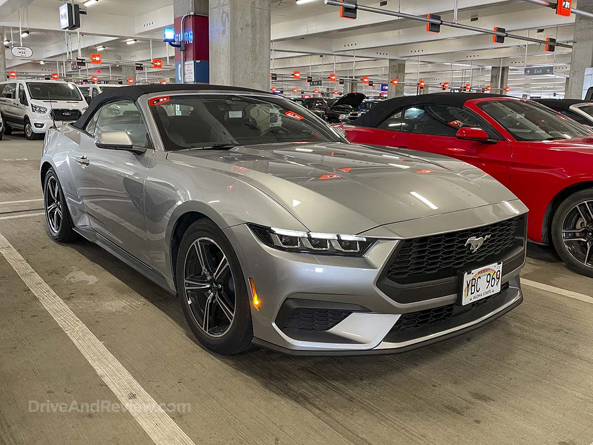 Silver 2025 Ford Mustang Convertible