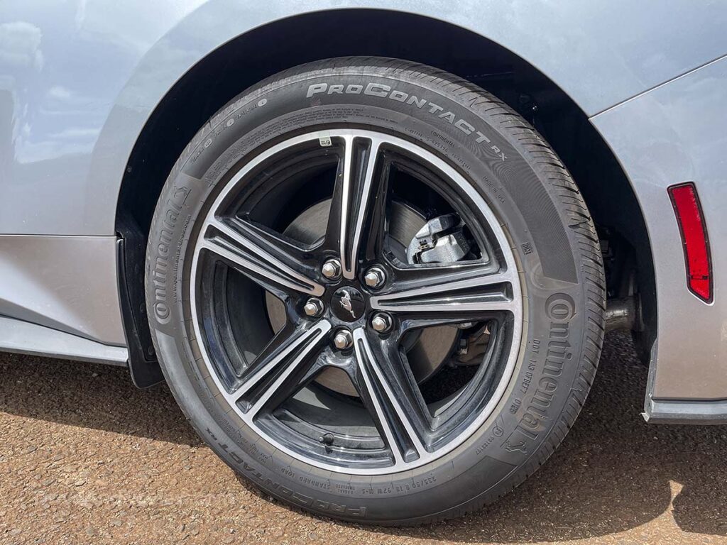 2025 Ford Mustang 18 inch wheel