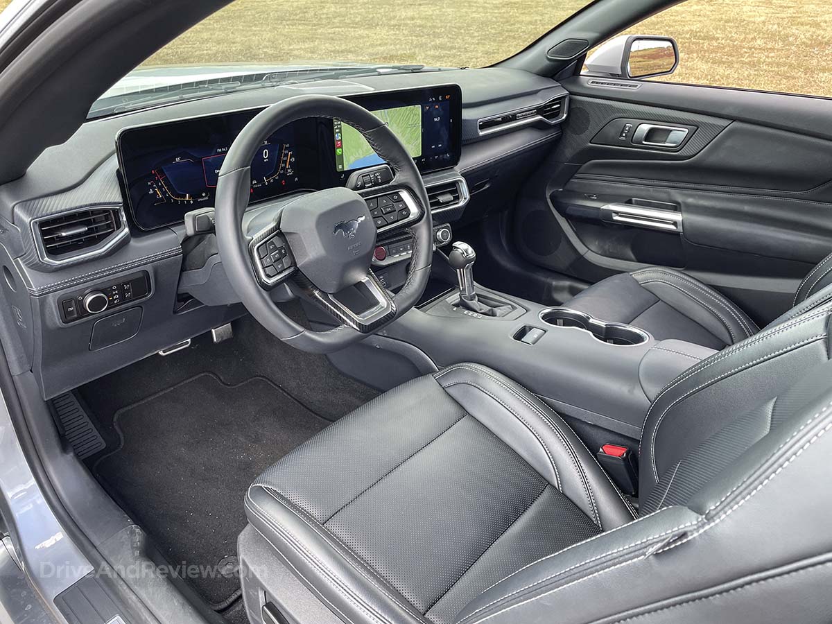 2025 Ford Mustang convertible black interior