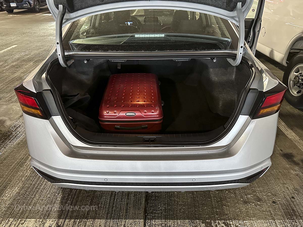 2026 Nissan Altima trunk space