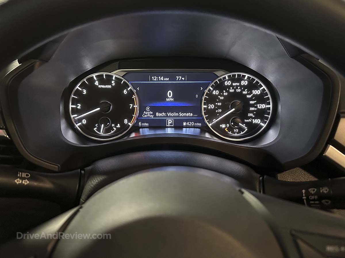 2026 Nissan Altima gauge cluster