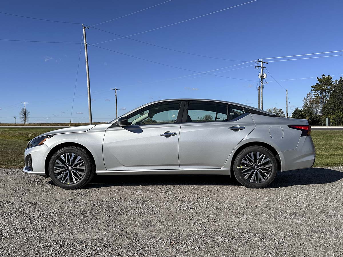 Silver 2026 Nissan Altima side view