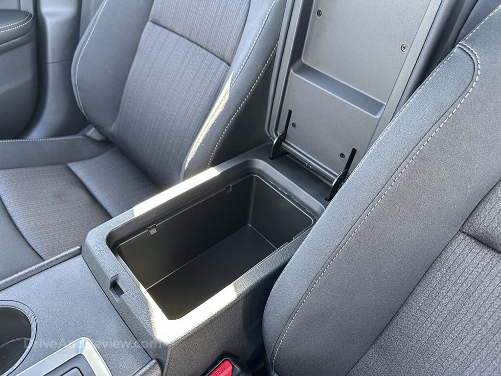 2026 Nissan Altima storage space under center armrest between the front seats