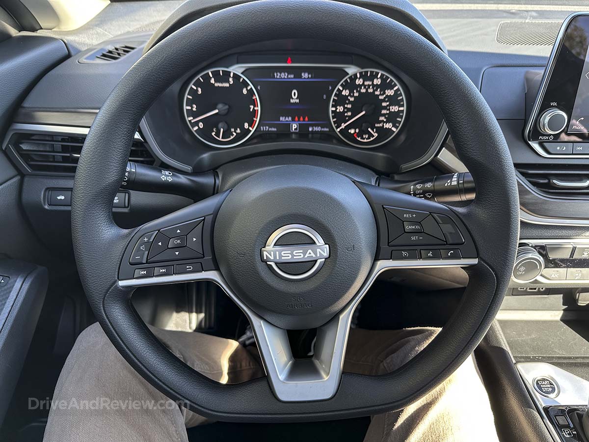 2026 Nissan Altima steering wheel