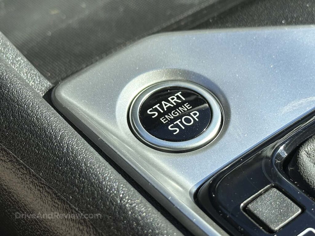 2026 Nissan Altima engine start stop button on the center console