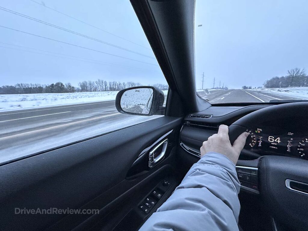 2025 Jeep Compass Trailhawk A pillar blindspot